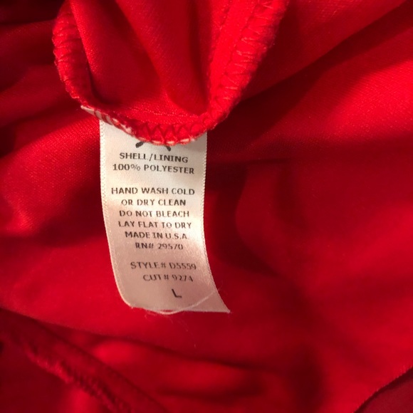 Red Shift Dress with Knot/Bow Back - Picture 4 of 7